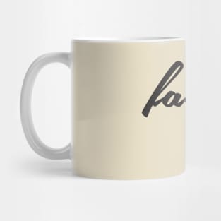 faith jesus gospel Mug